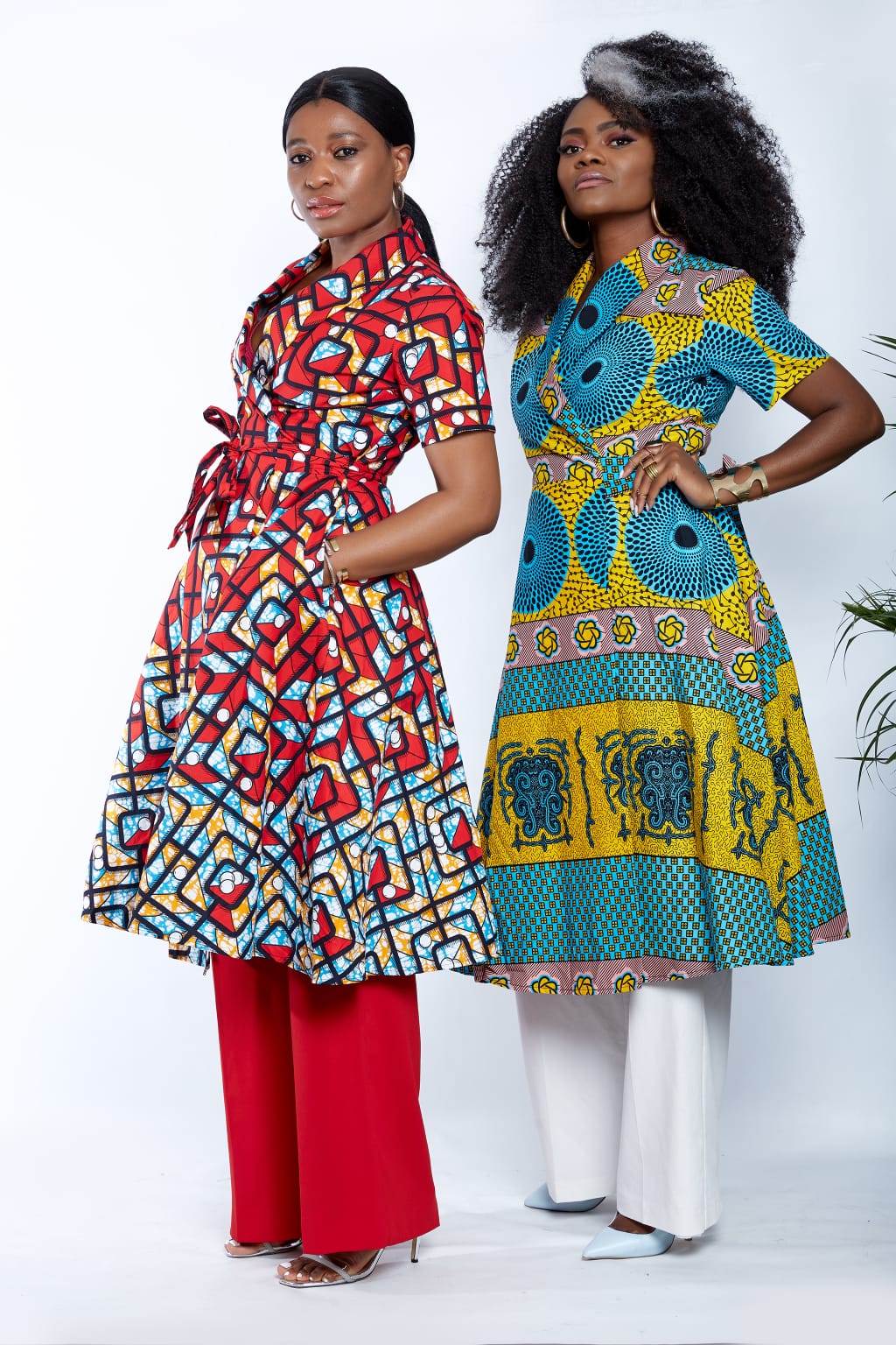 A line gowns with ankara best sale