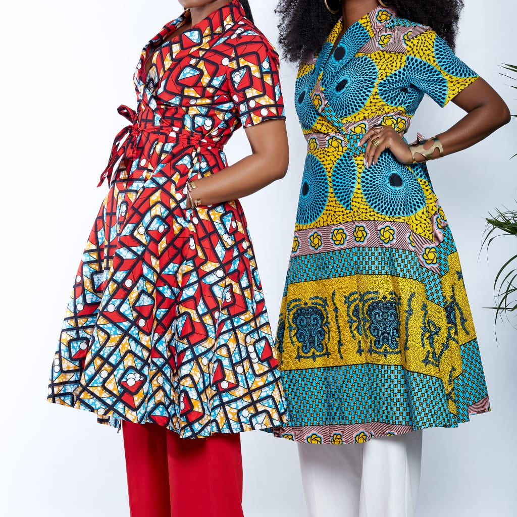 African Summer Dress/ankara Short Dress/african Women Clothing/ankara Prom  Dress, Women Dashiki Midi Dress,ankara Print Dresses,prom Dress 