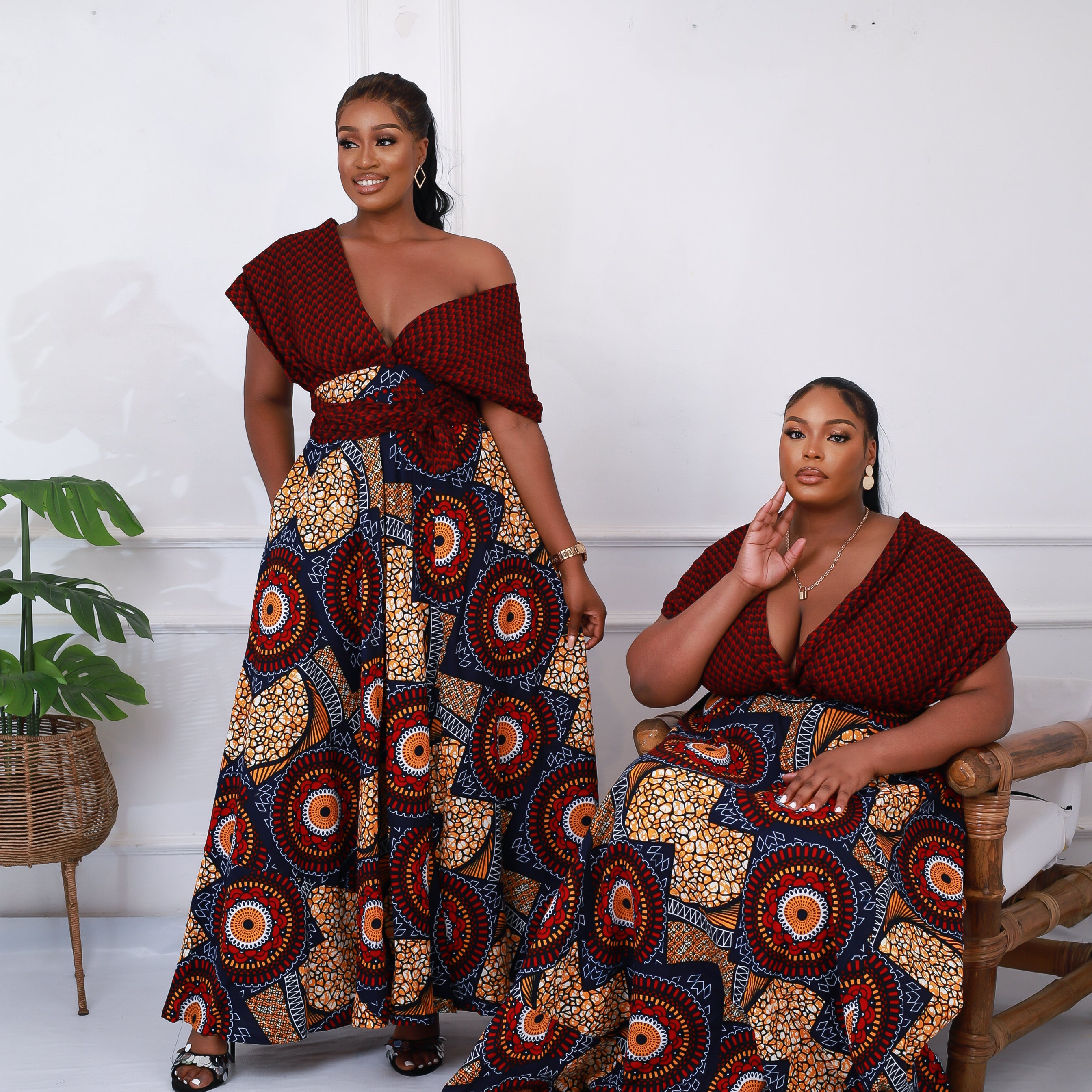 Sexy Plus Size African Dress, Plus Size Low Cut African Maxi Dress ,sexy  Blue Plus Size African Maxi Dress,african Dress for Curvy Women -  UK