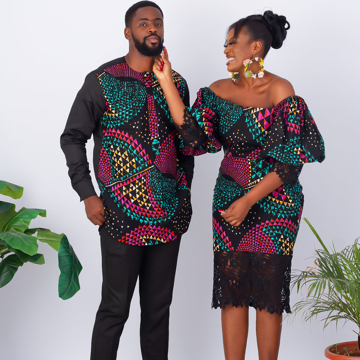 African Attires for Couples | Matching African Clothing for couples ...