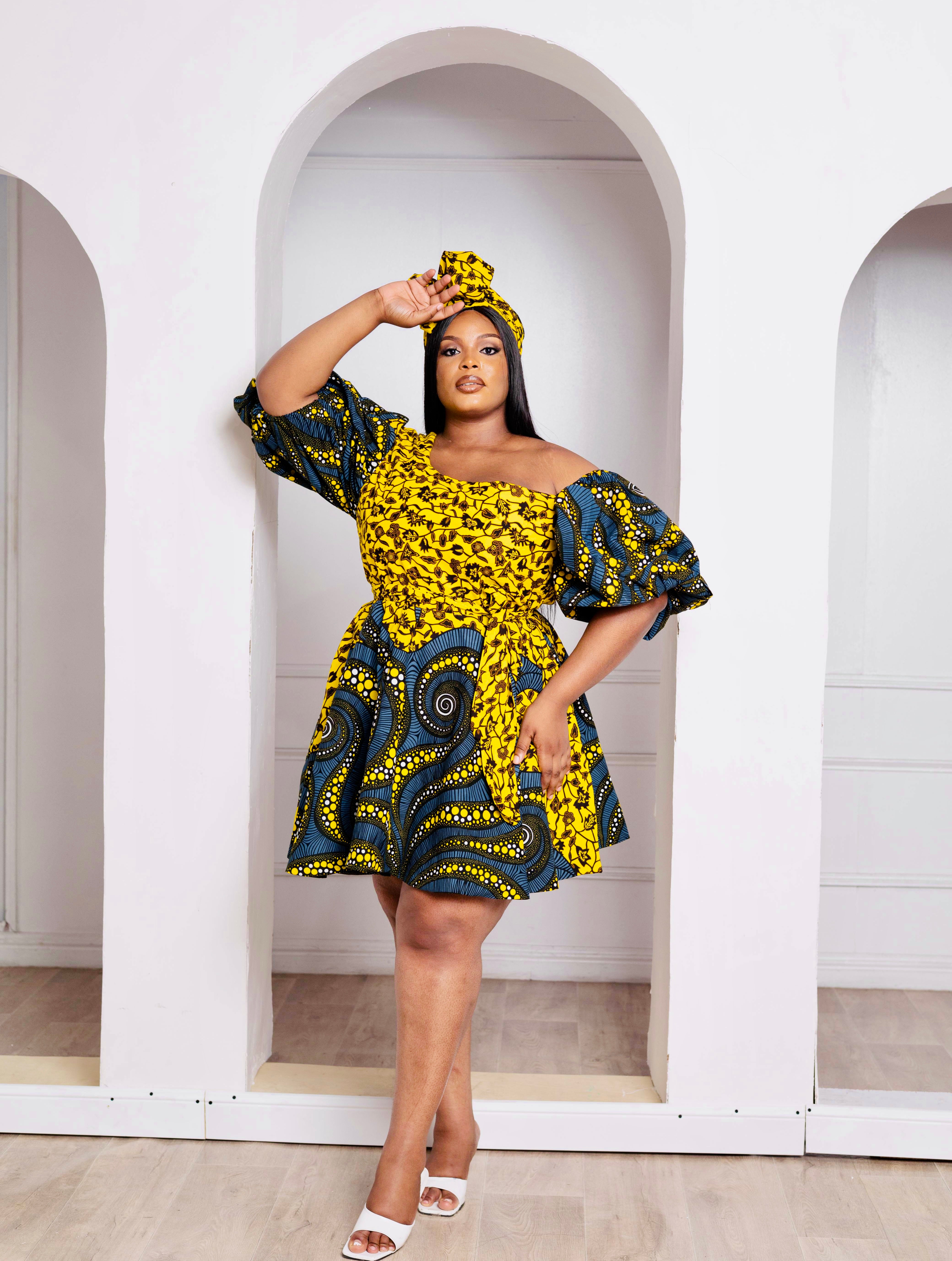 Shop Plus Size African Dress African print clothing UK CUMO London CUMO LONDON