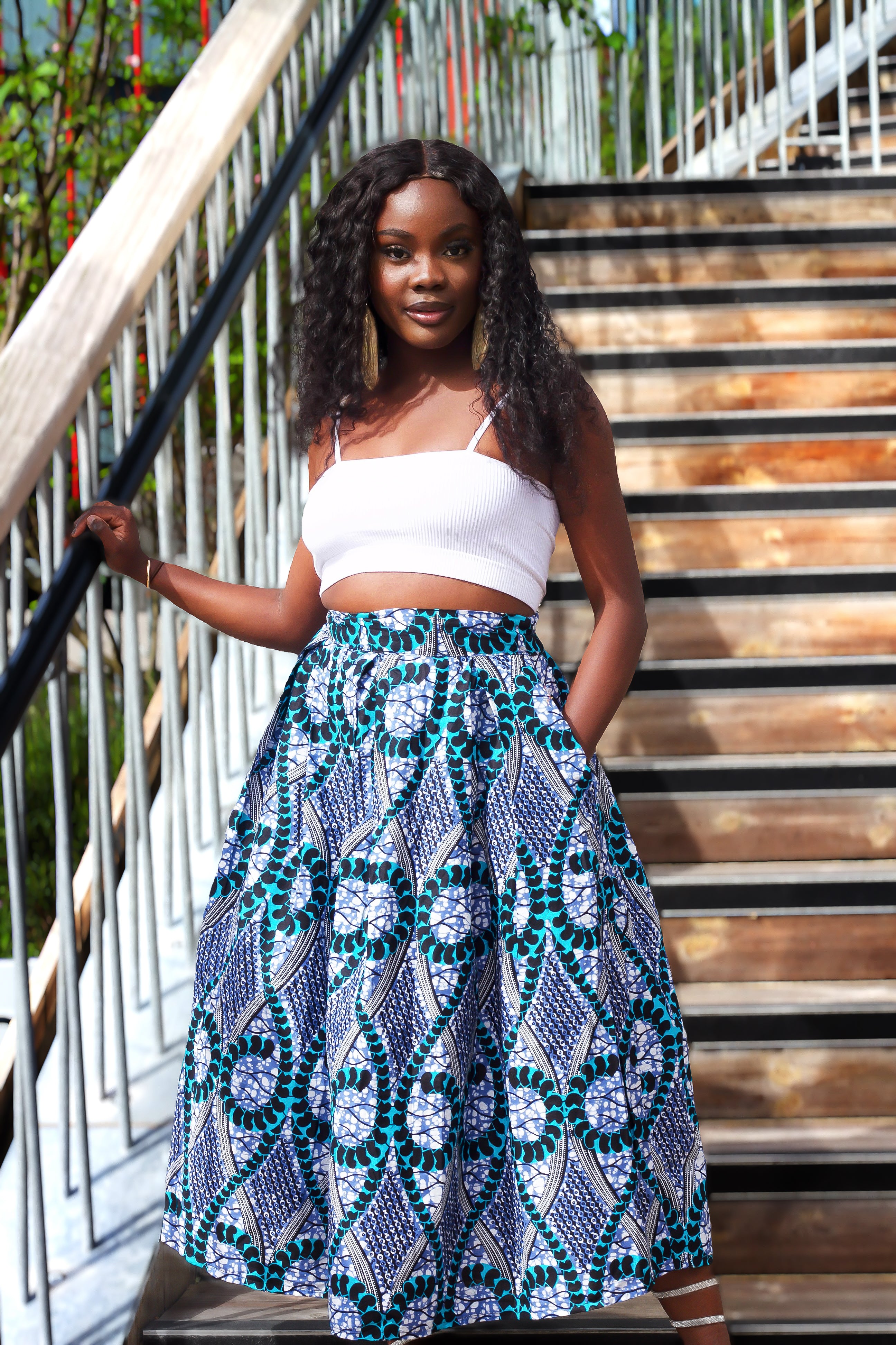 African Fashion African Clothing African Print Skirt Cumo London CUMO LONDON