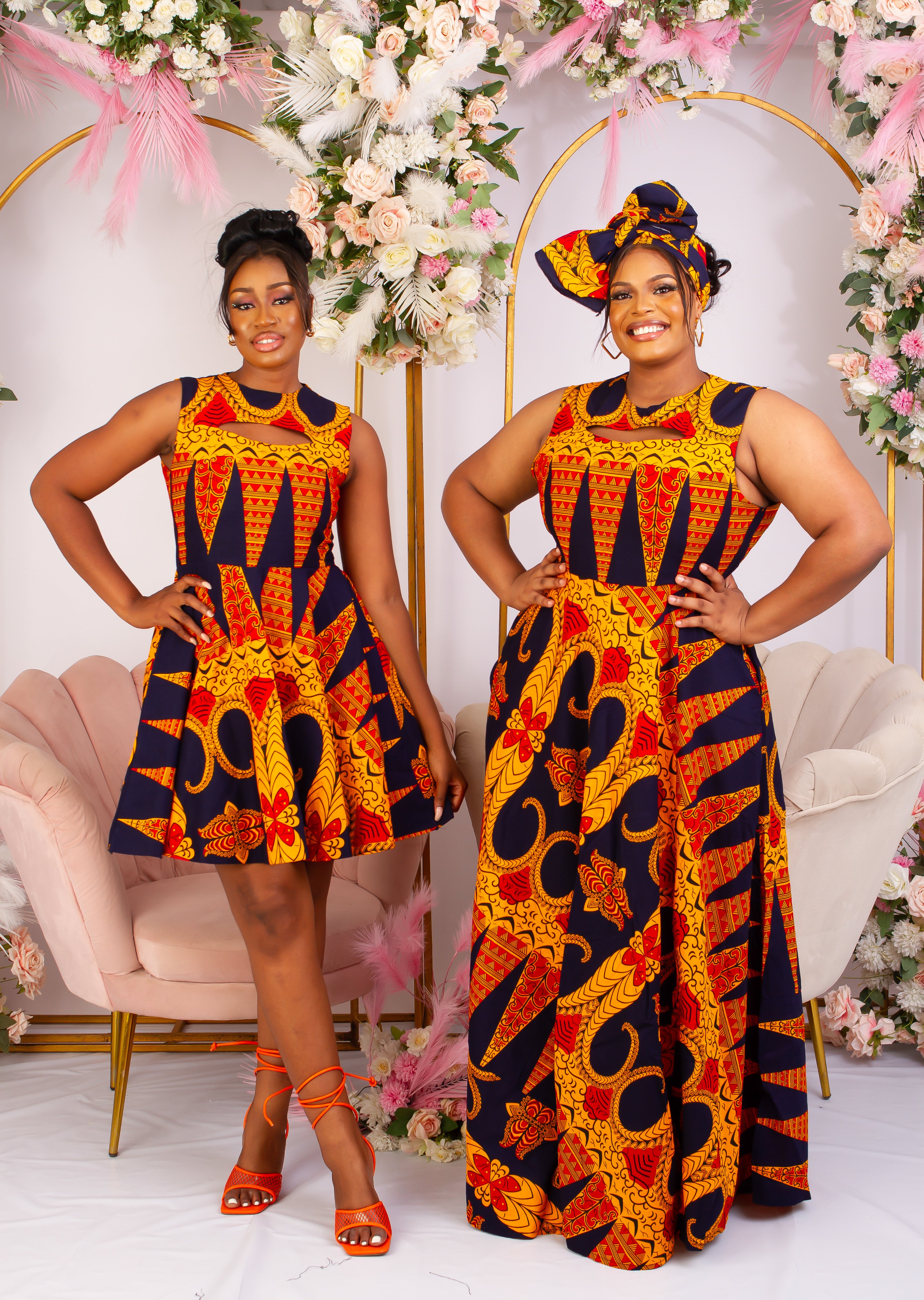 Long dress african outlet styles