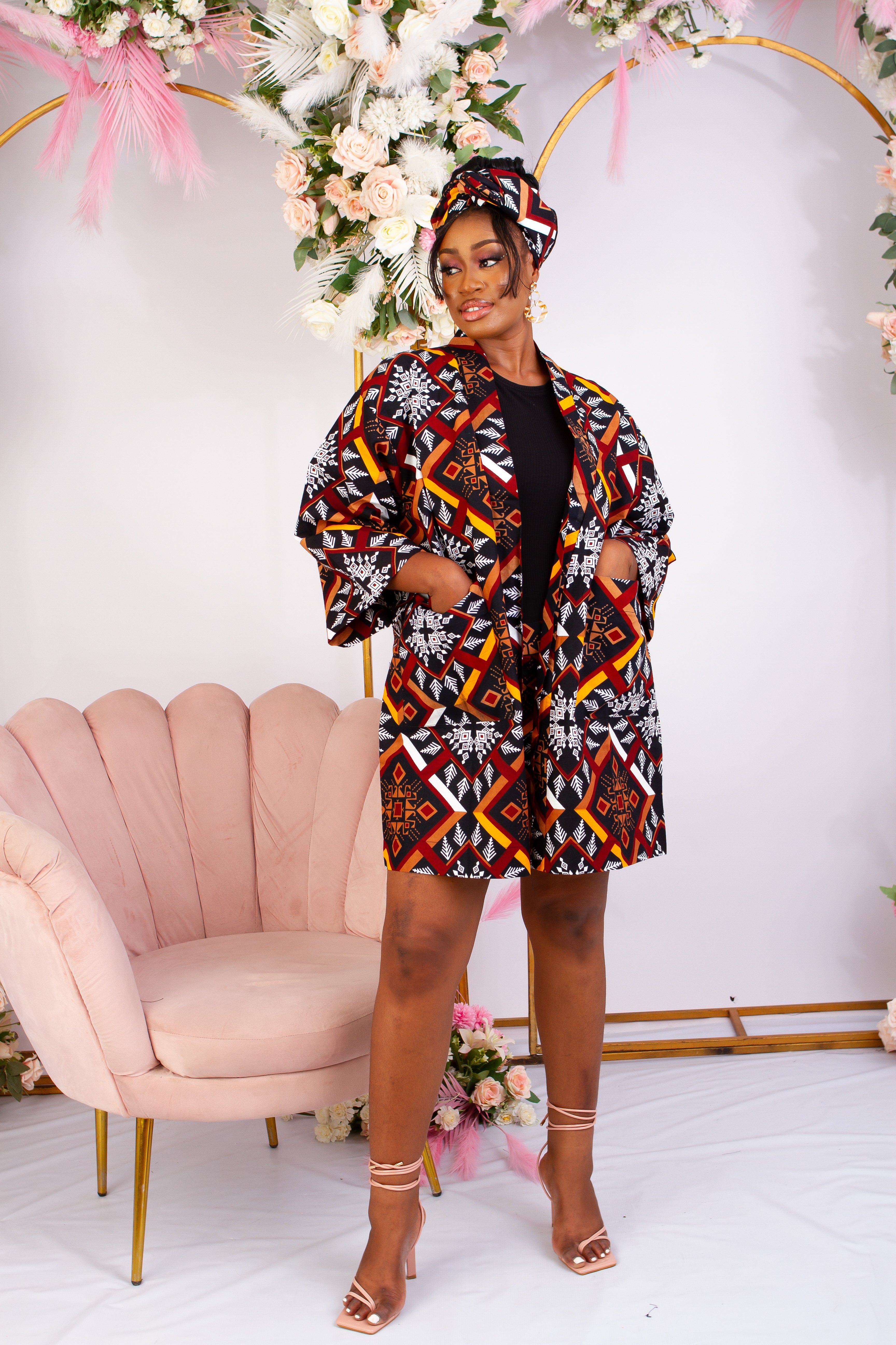 African 2024 print coats