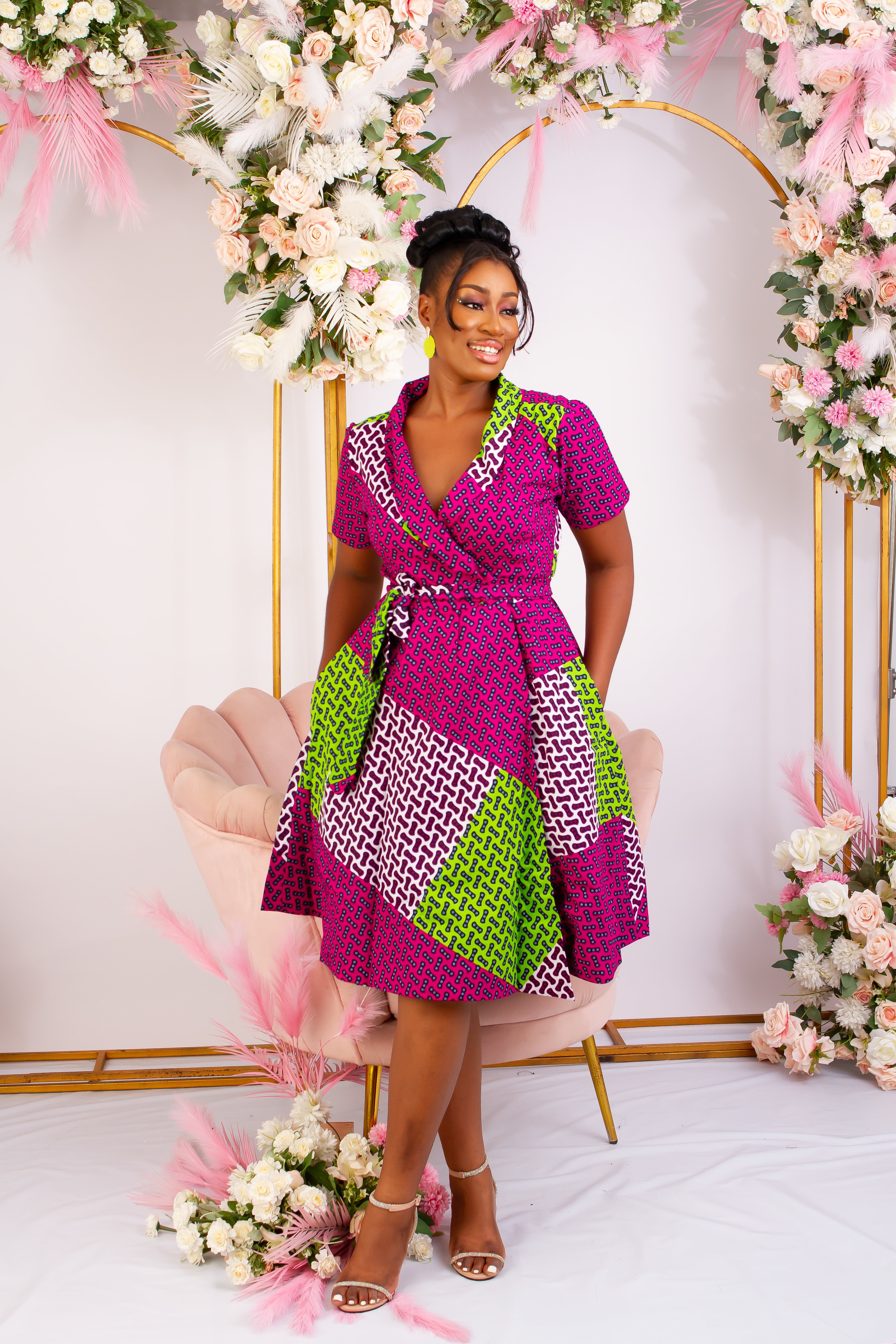 African bridesmaid cheap dress styles