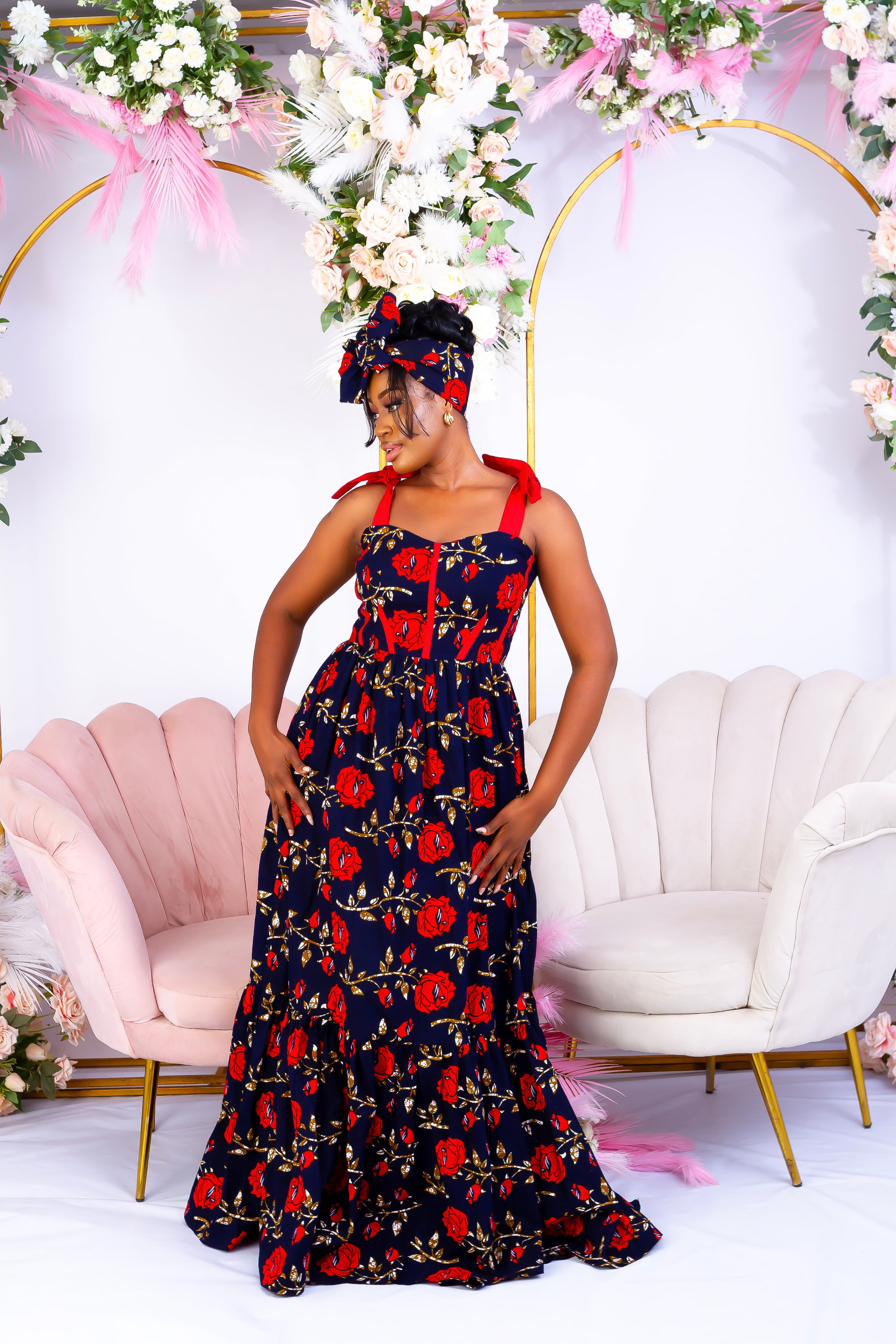 Plus size ankara dress clearance designs