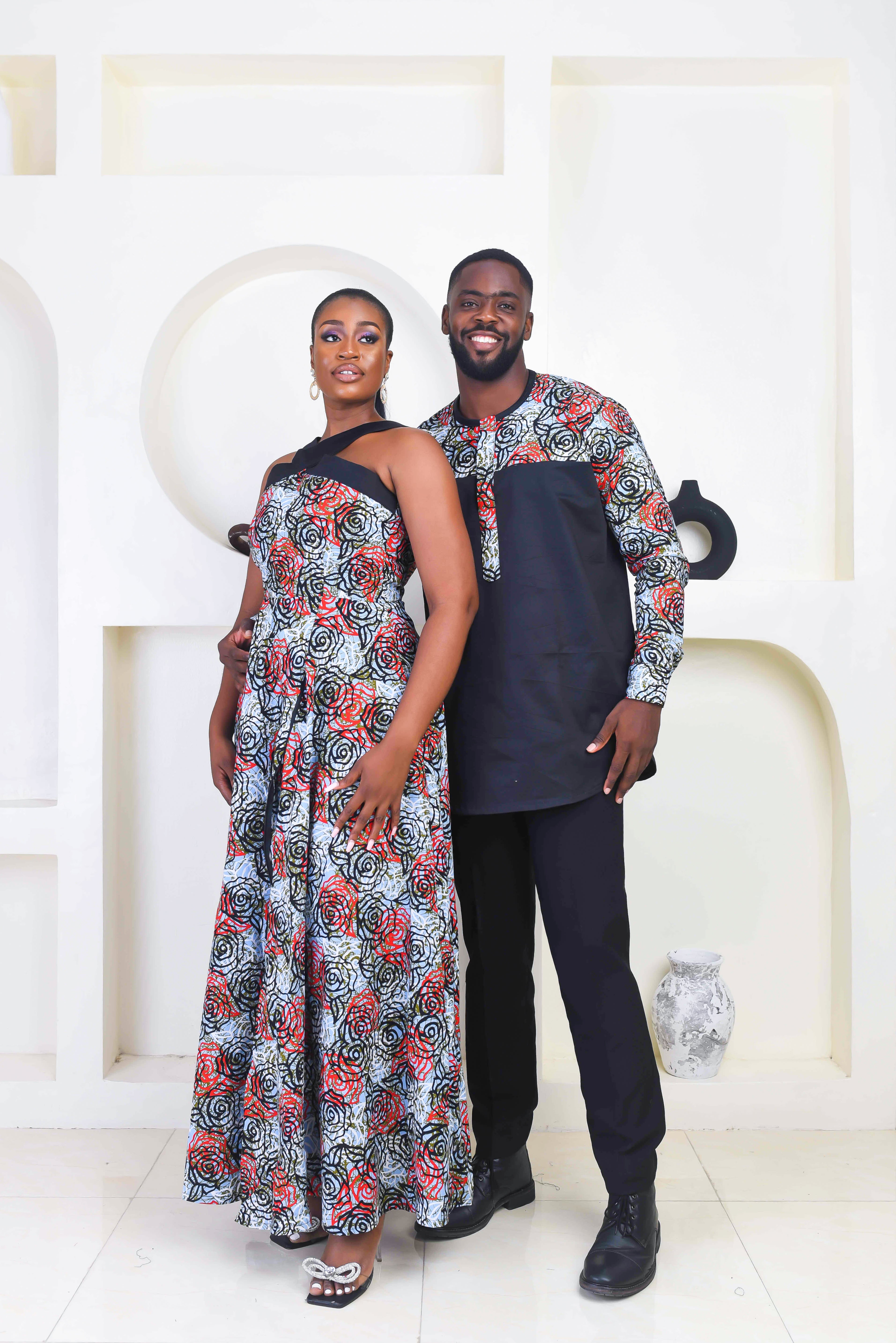 African print on sale styles for couples