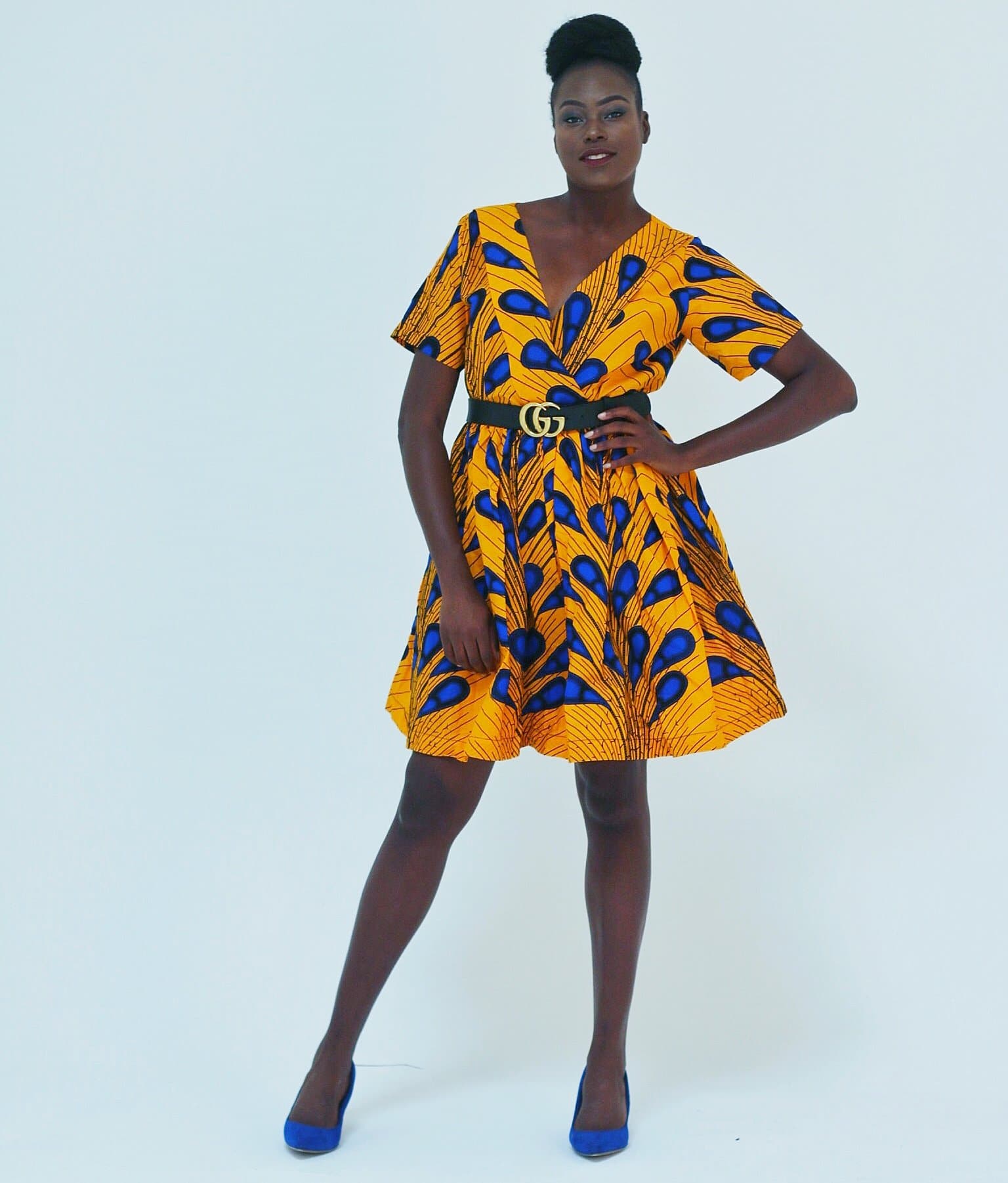 ankara straight dress styles for church