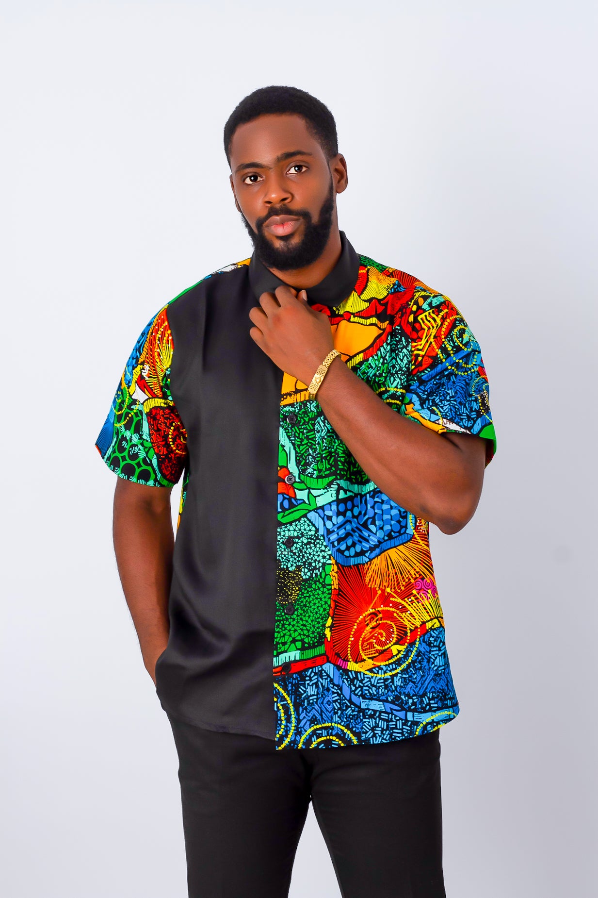 Men's african 2025 attire shirts