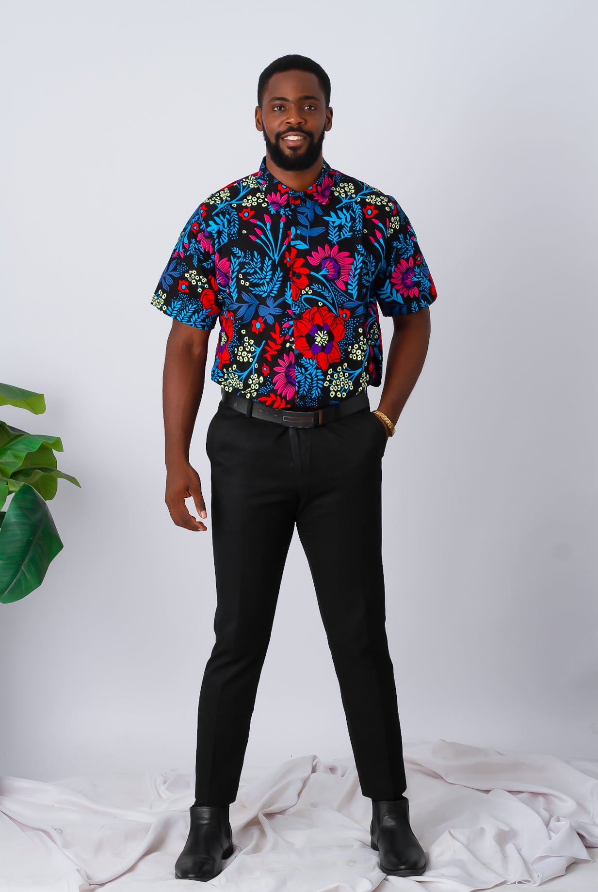 African Print Crop Top, Modern African Clothing UK