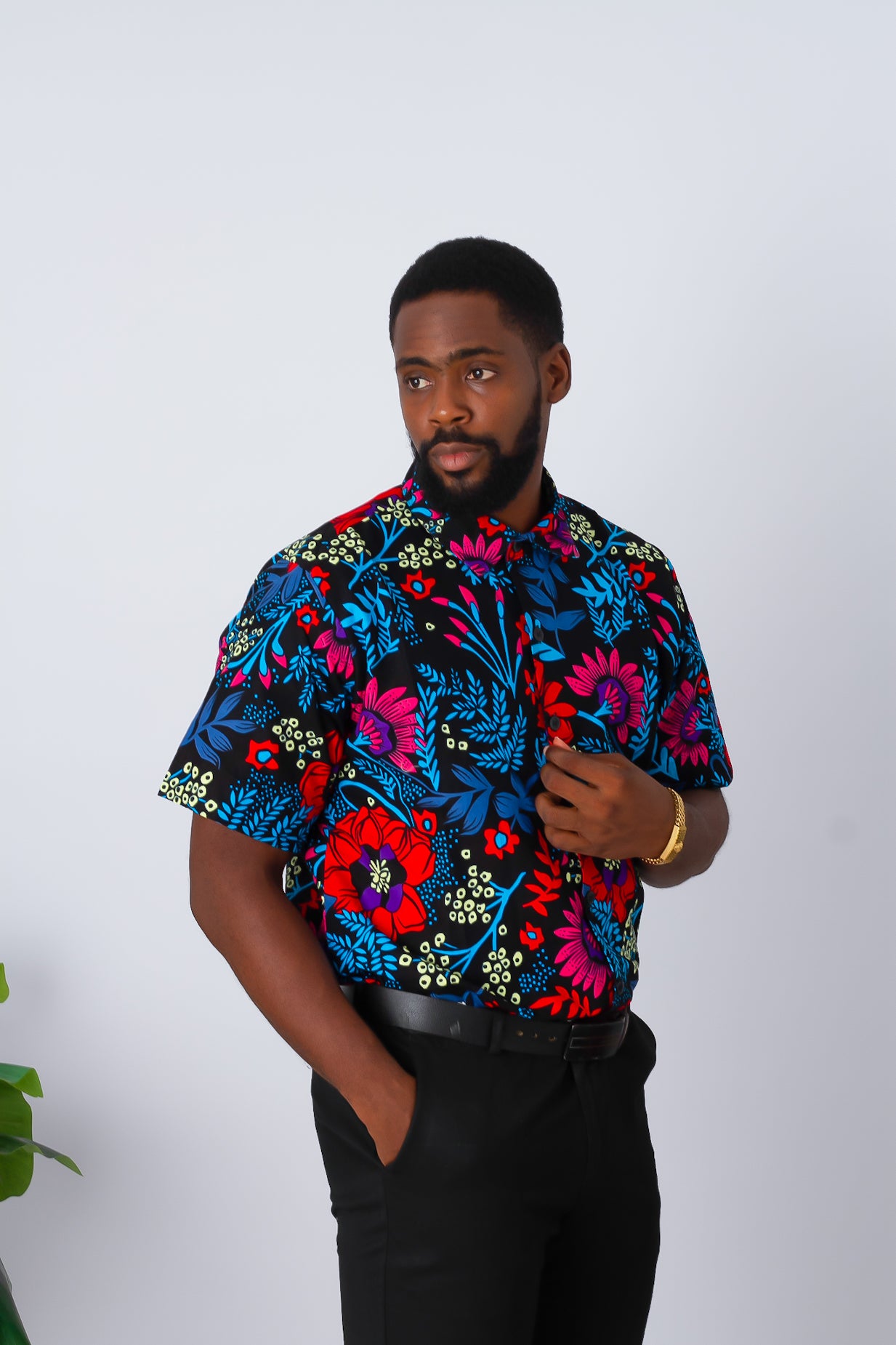 African store dress shirt