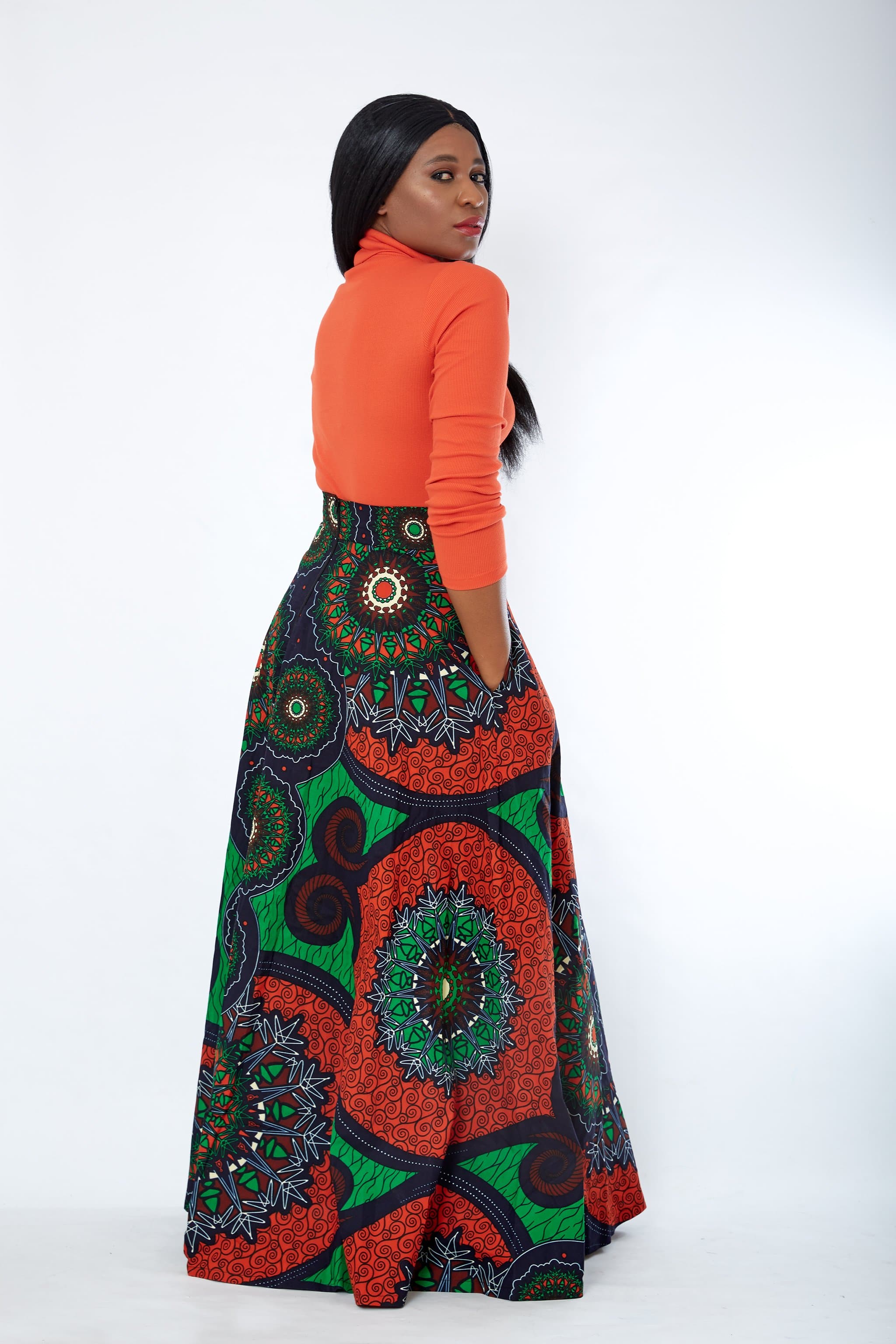 African ankara skirt best sale