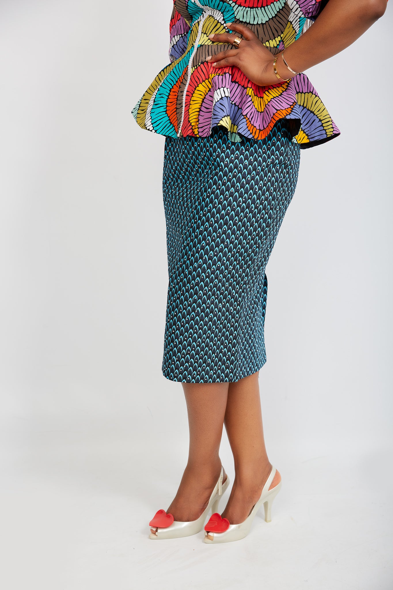 Skirt and top deals african print