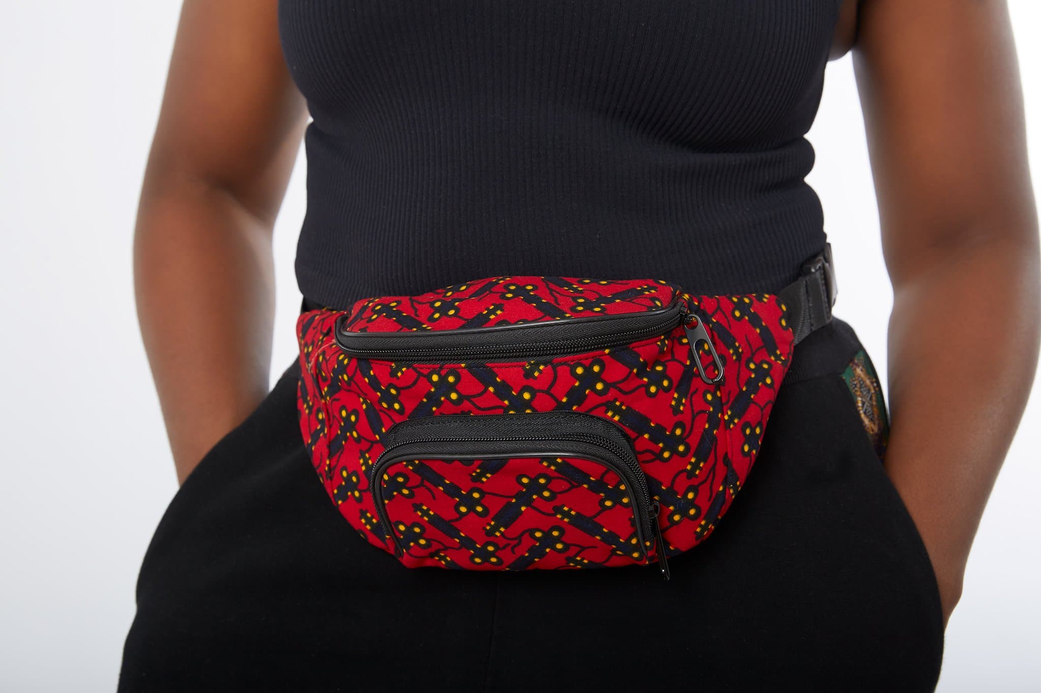 Printed fanny packs best sale