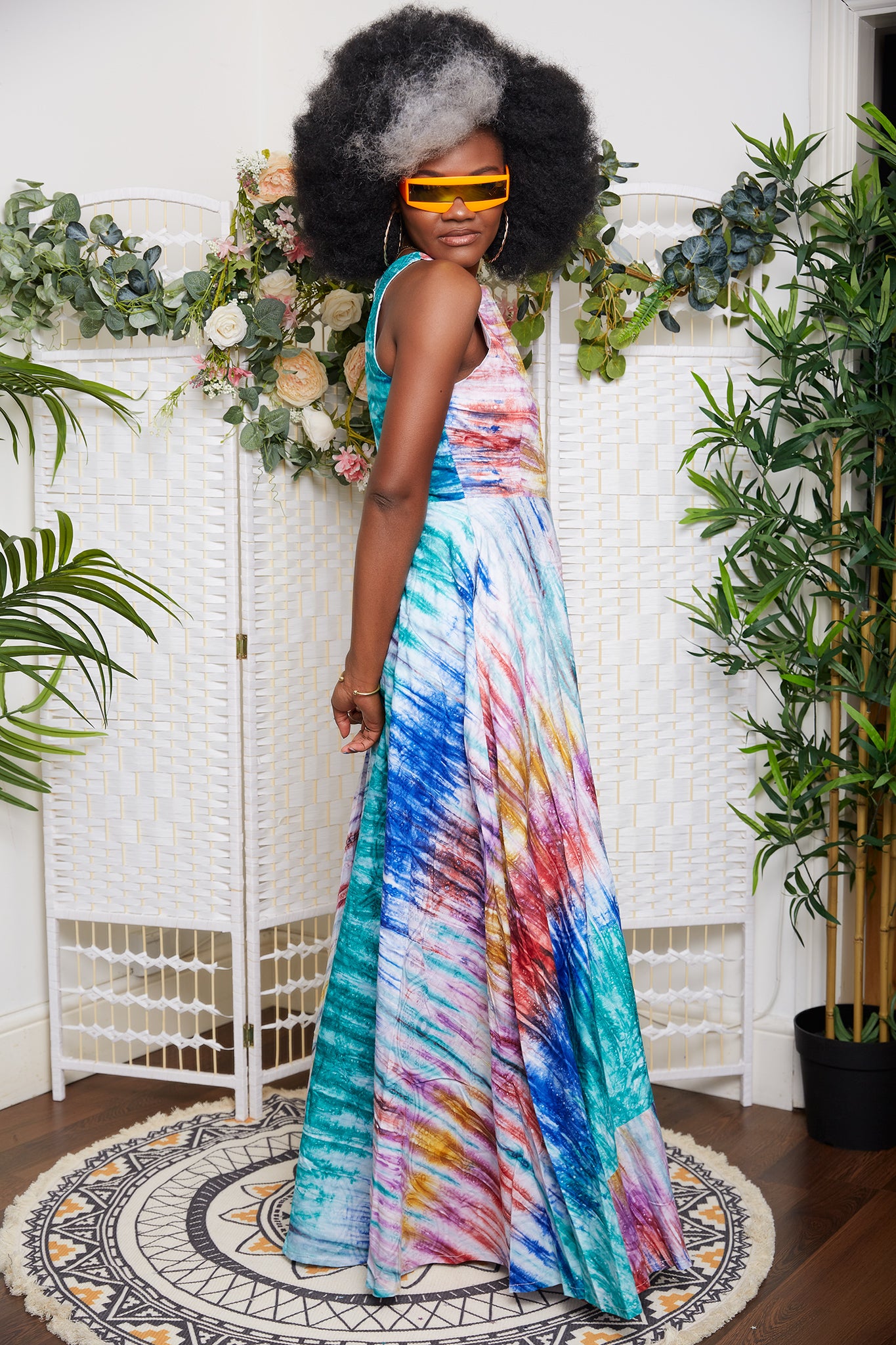 Plus size rainbow hot sale dress uk