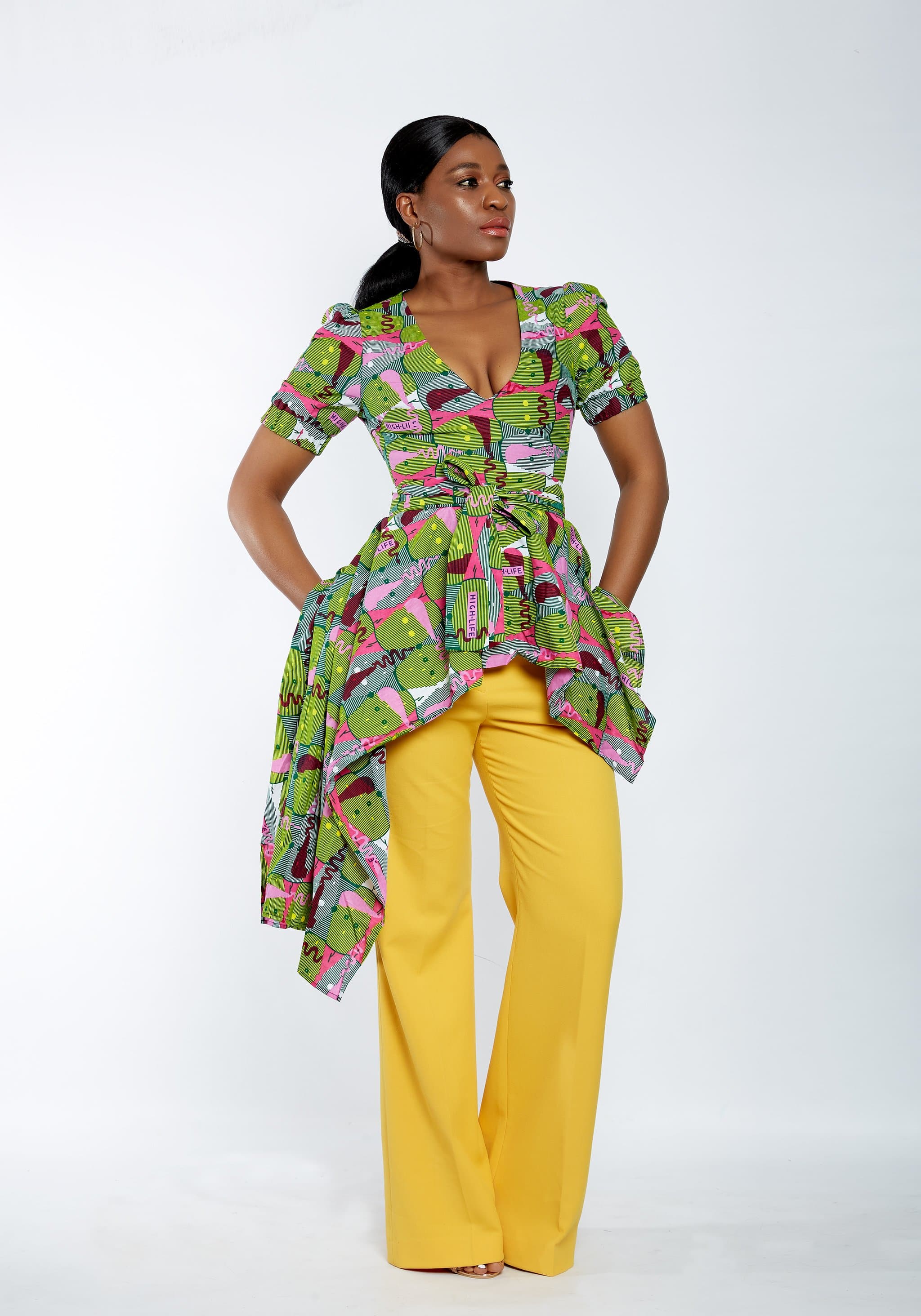 Latest hot sale african blouses