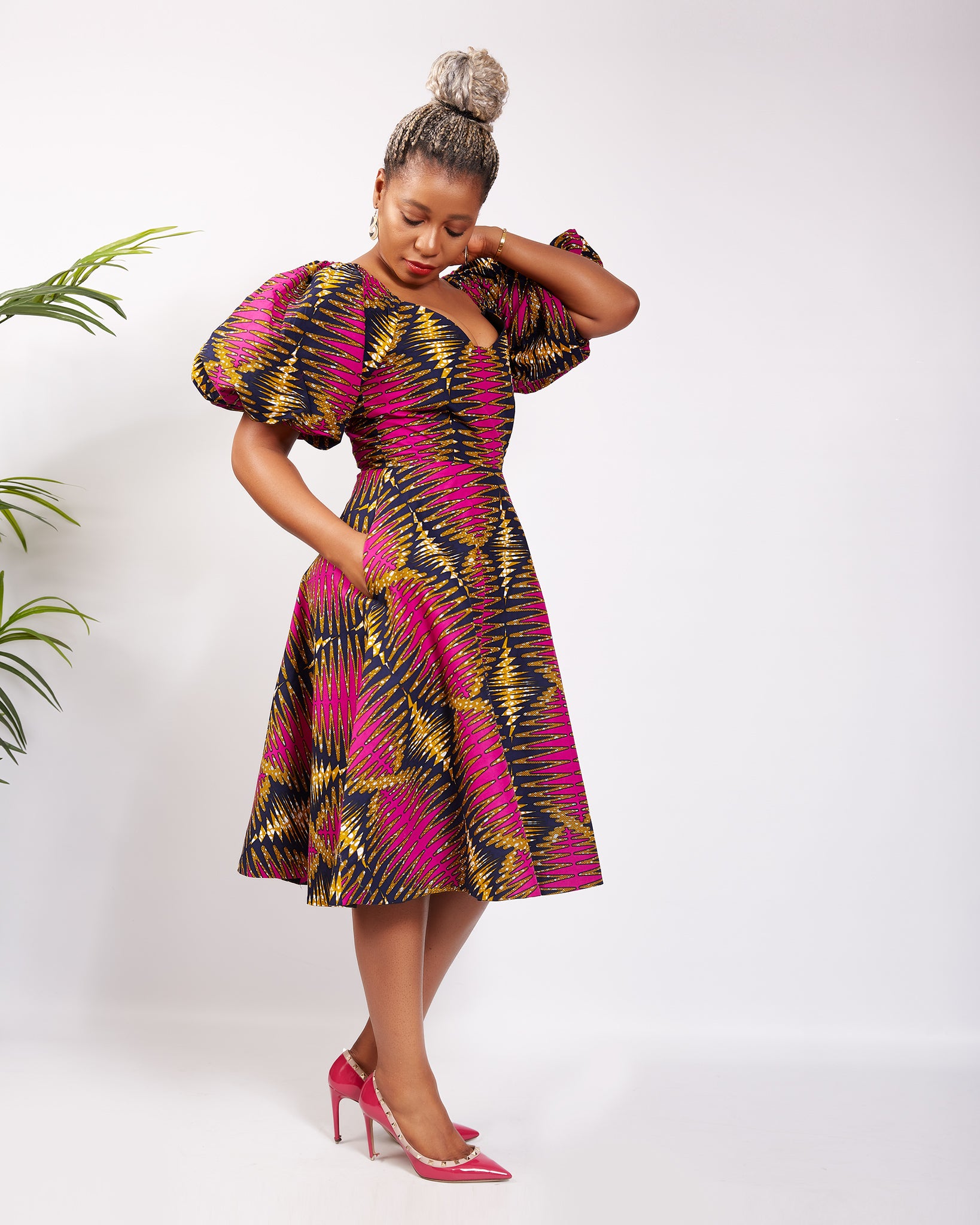 African short dress top styles