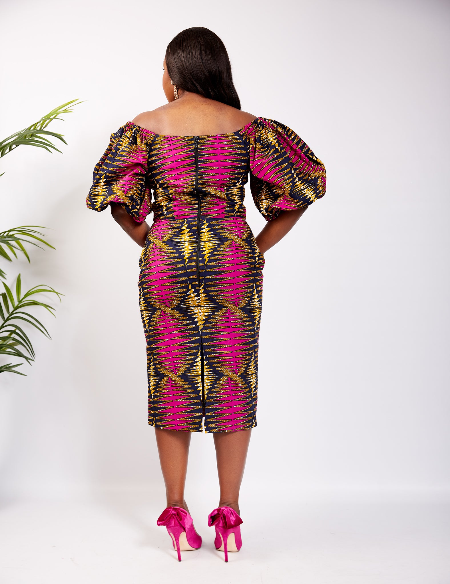 Pencil dress outlet african print