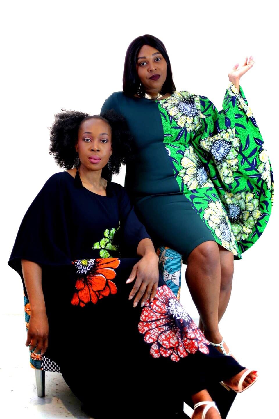 Embellished Ankara designed outlet Bubu Dress with adjustable strap